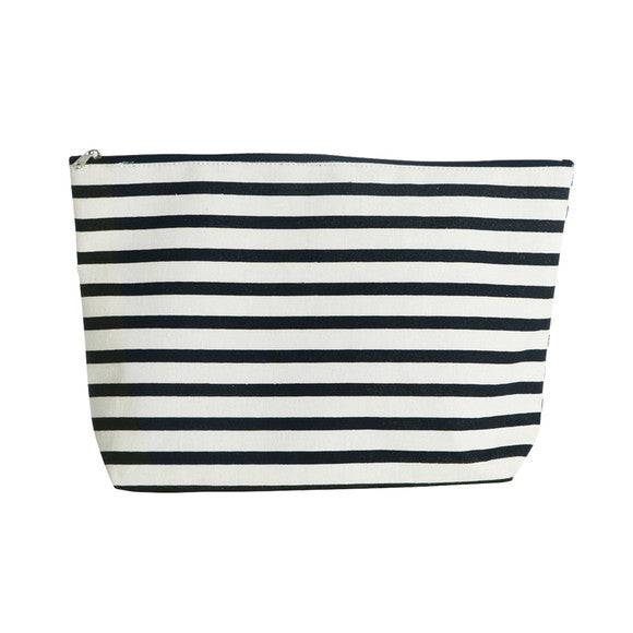 Pin Stripe Cosmetic Bag