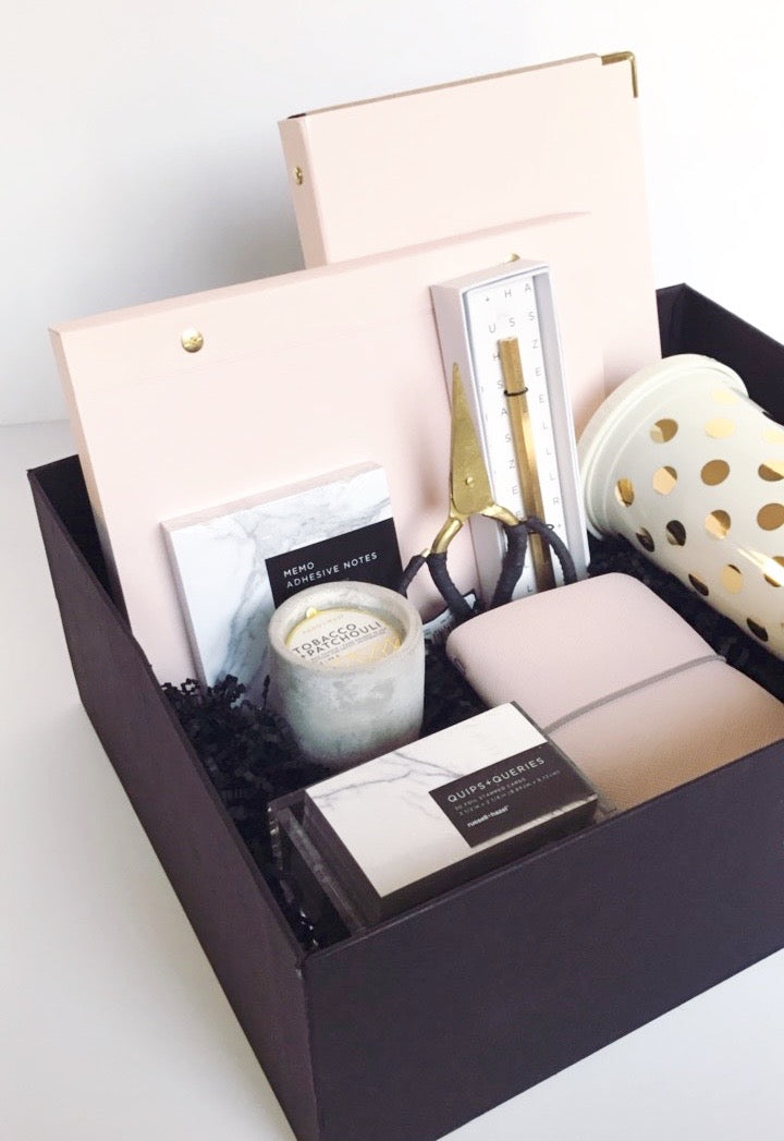 Boxed top stationery gift set