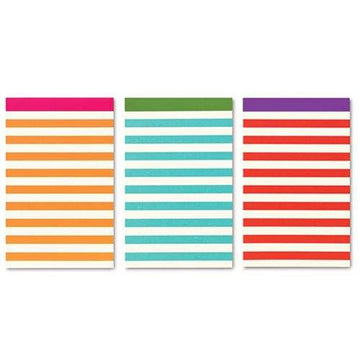 Candy Stripe Notepad Set