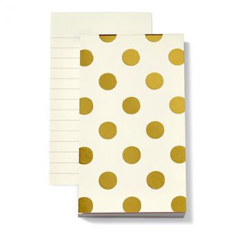 Gold Dots Notepad
